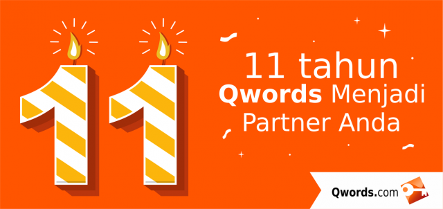 11 Tahun Qwords Menjadi Partner Anda